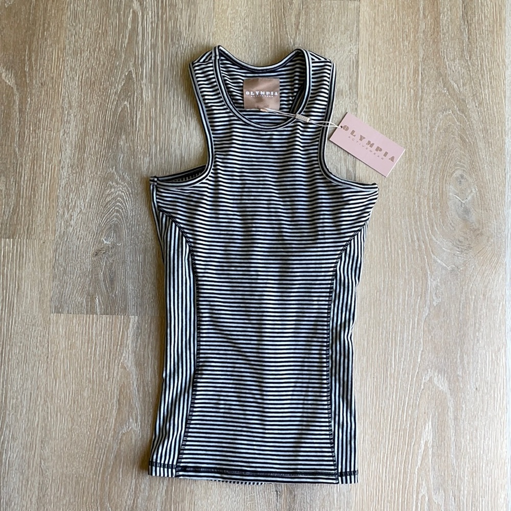 OLYMPIA ACTIVEWEAR DELPHI STRIPE TOP